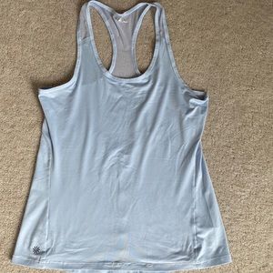 Baby blue sport tank top